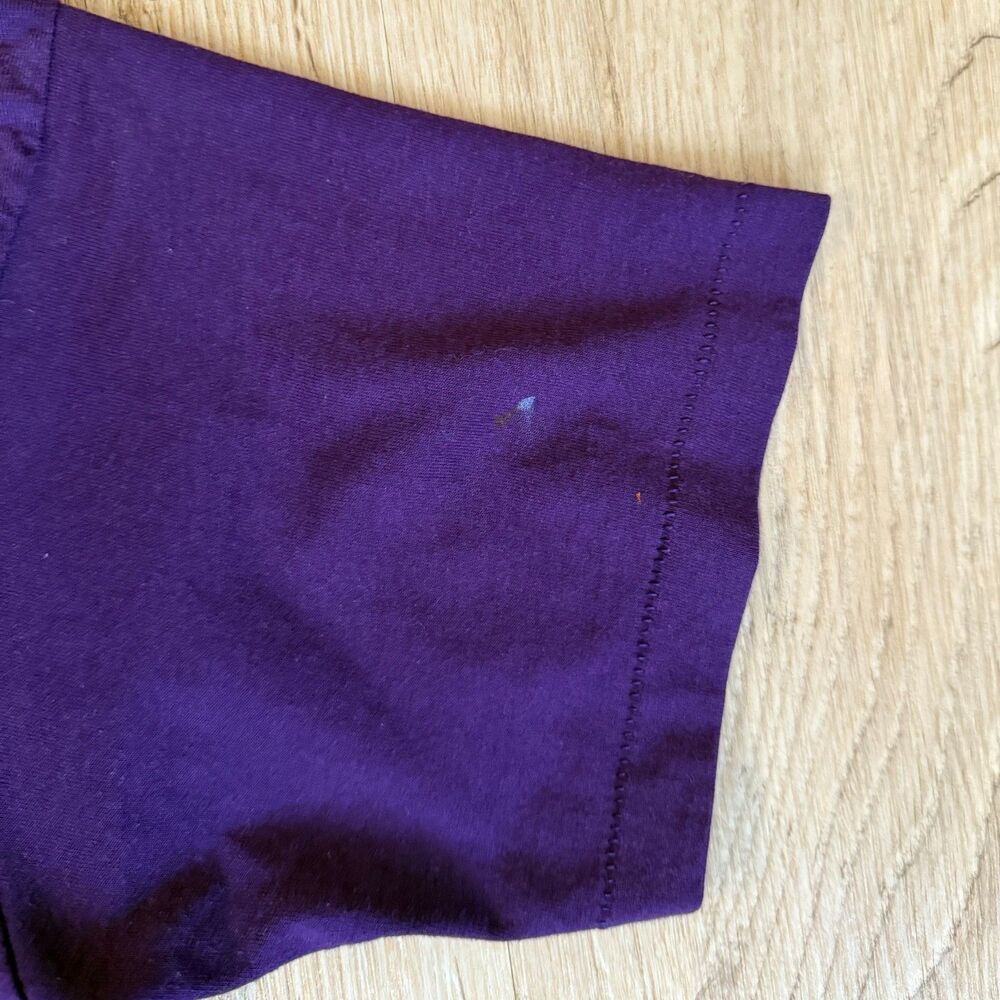 Vintage Screen Stars Best Medieval Days Summer Camp 1992 Purple Tee Vintage USA - Picture 6 of 6
